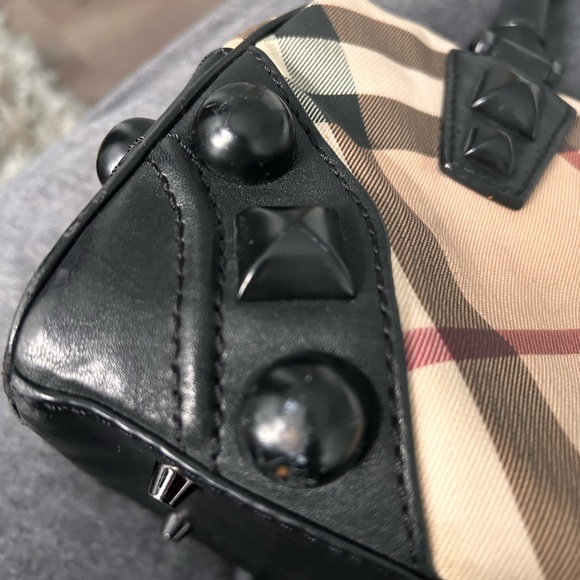 Burberry Nova check Studded Bowling Bag - Picture 5 of 16